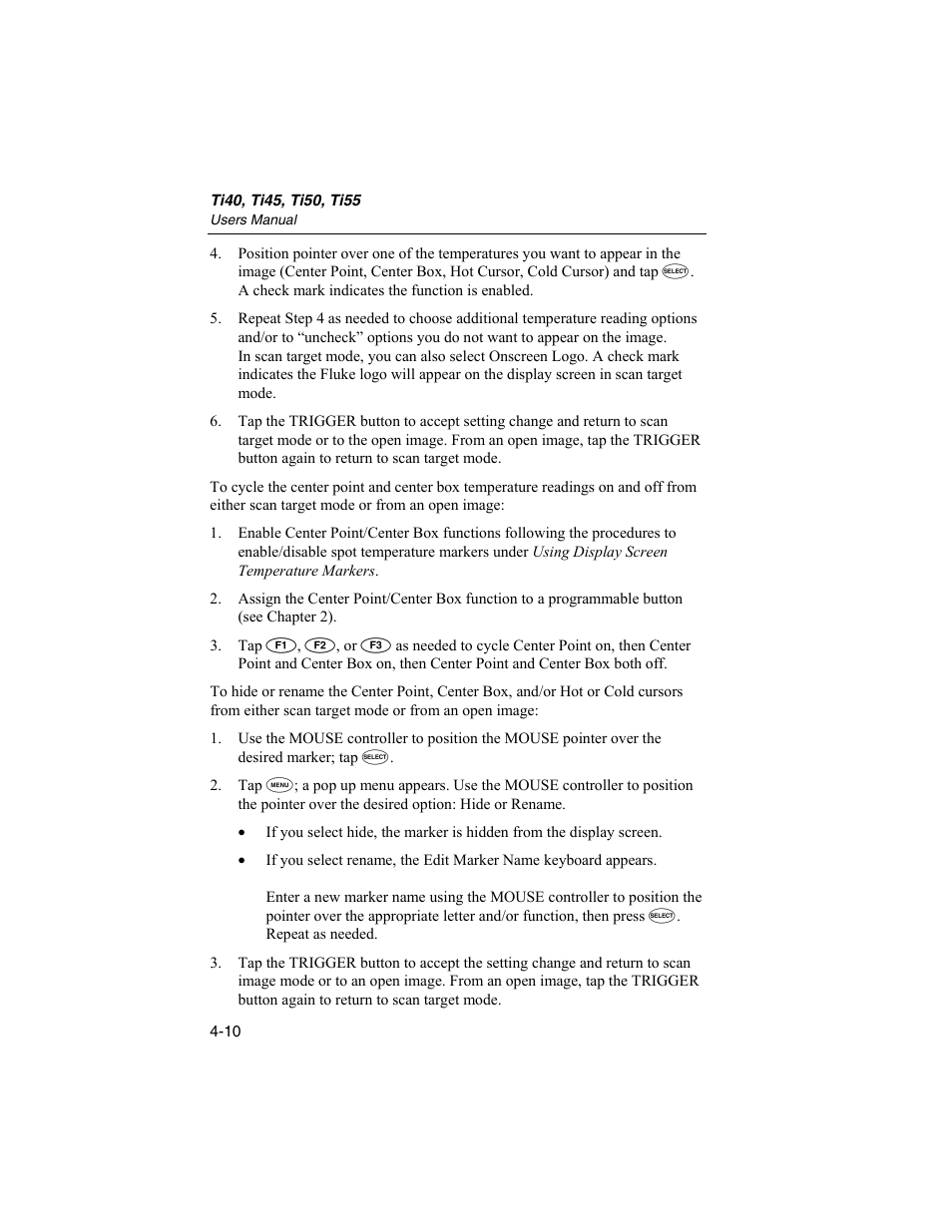 Fluke Ti50 User Manual | Page 52 / 136