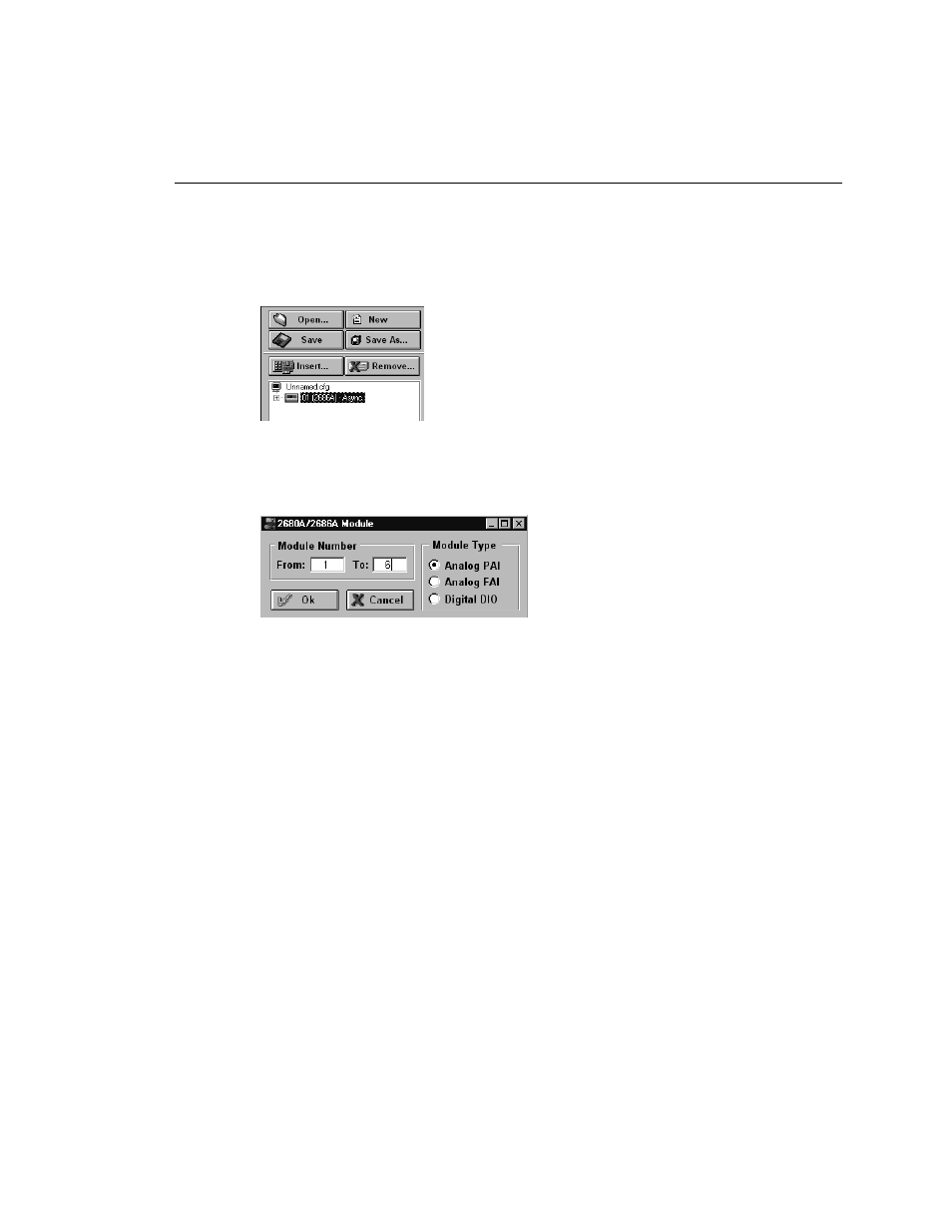 Inserting and configuring a module | Fluke Data Acquisition System/Data Logging System 2680A User Manual | Page 49 / 74