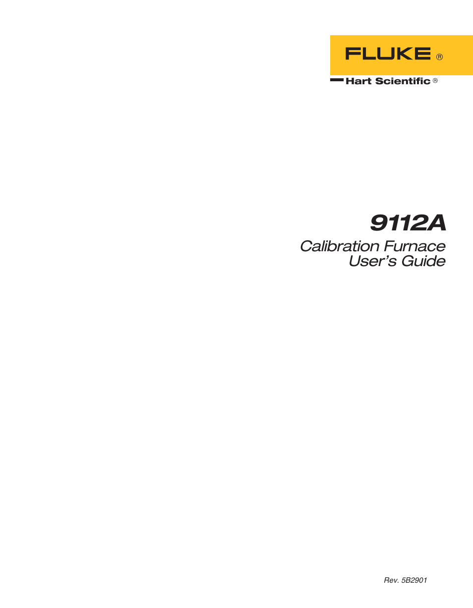 Fluke 9112A User Manual | 47 pages