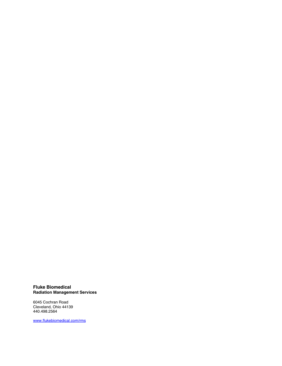 Fluke LOCAL User Manual | Page 16 / 16