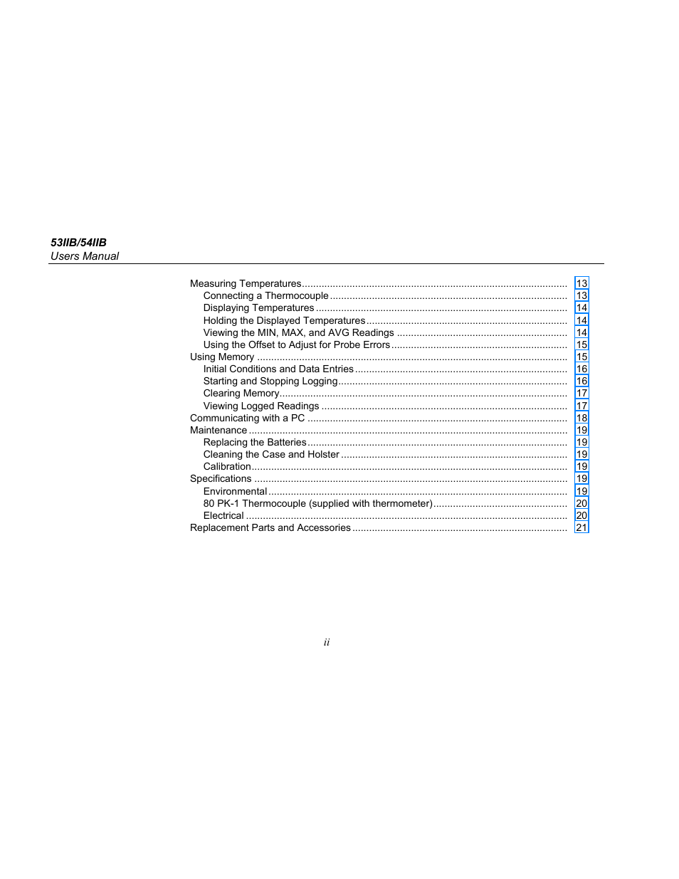 Fluke 54IIB User Manual | Page 4 / 26