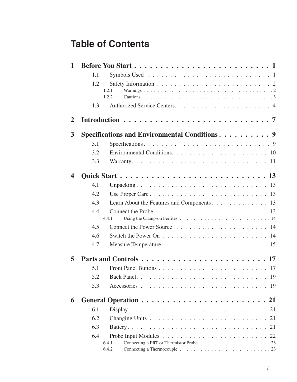 Fluke 1529 Chub-E4 User Manual | Page 3 / 154