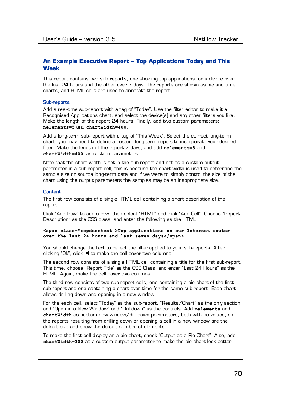Sub-reports, Content | Fluke Computer Accessories User Manual | Page 70 / 88
