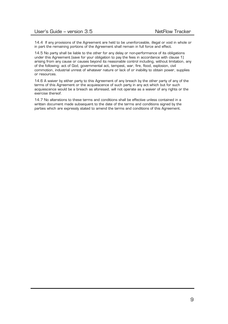 User’s guide – version 3.5 netflow tracker 9 | Fluke Computer Accessories User Manual | Page 9 / 88