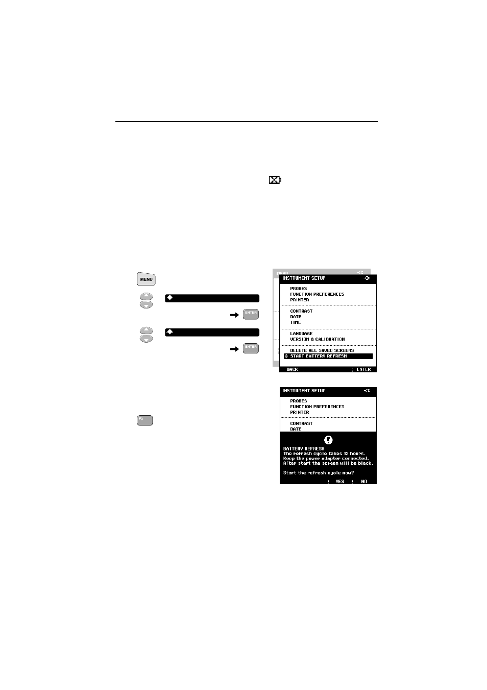 Extending battery operation time | Fluke 43B User Manual | Page 33 / 53