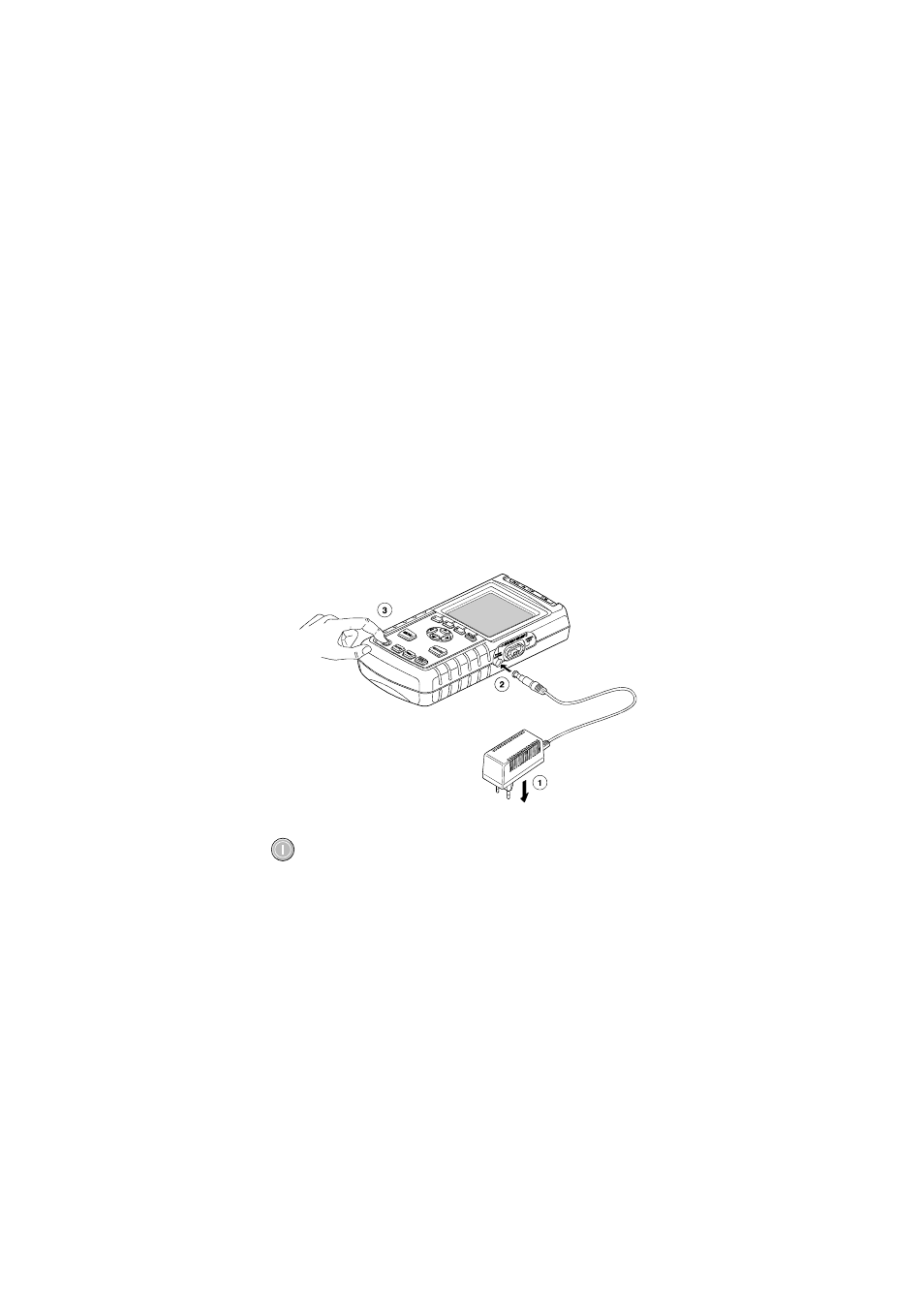 Introducing the fluke 43b, Chapter 1, Powering the fluke 43b | Fluke 43B User Manual | Page 9 / 53