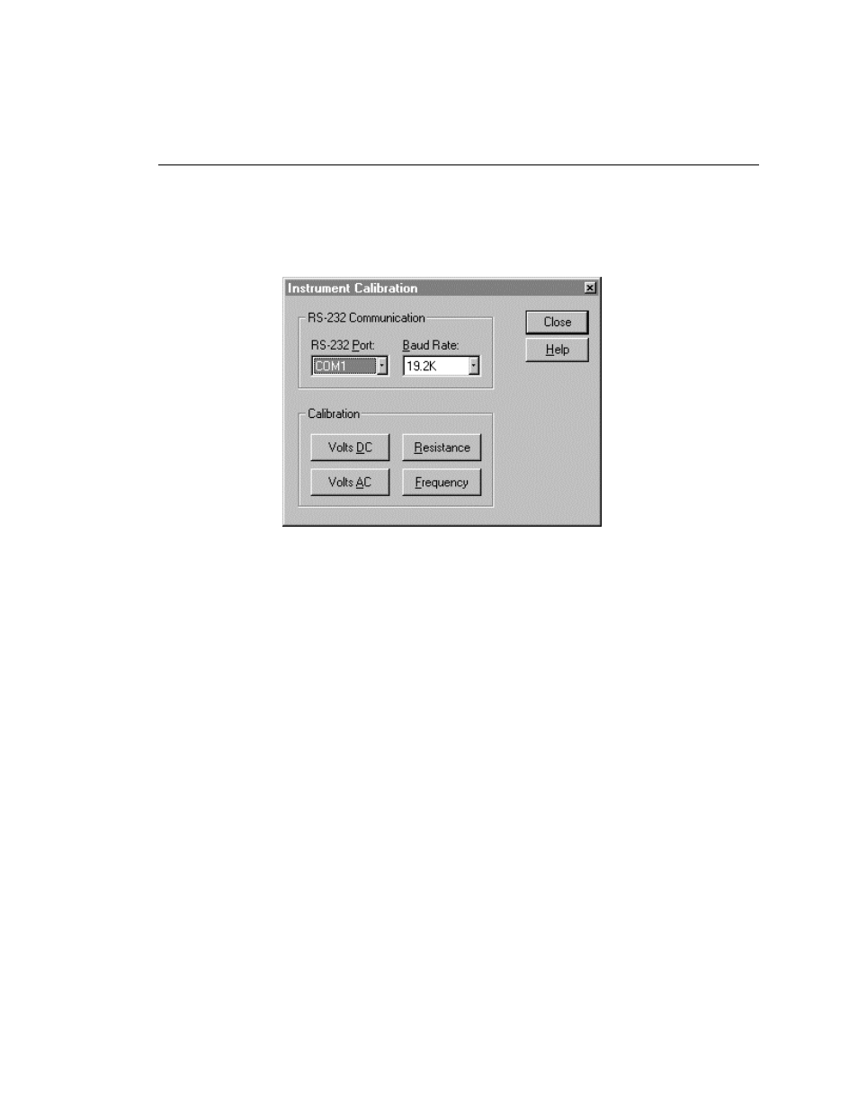 Instrument calibration dialog box, Calibration steps dialog box | Fluke NetDAQ 2645A User Manual | Page 205 / 353