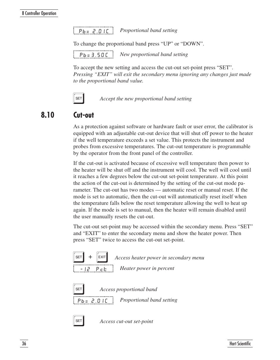 10 cut-out 36, 10 cut-out | Fluke 9107 User Manual | Page 41 / 65