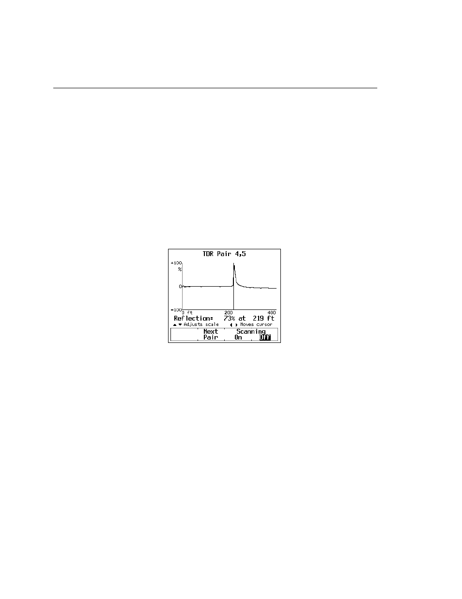 Cable termination, Interpreting the tdr plot | Fluke DSP-2000 User Manual | Page 130 / 196