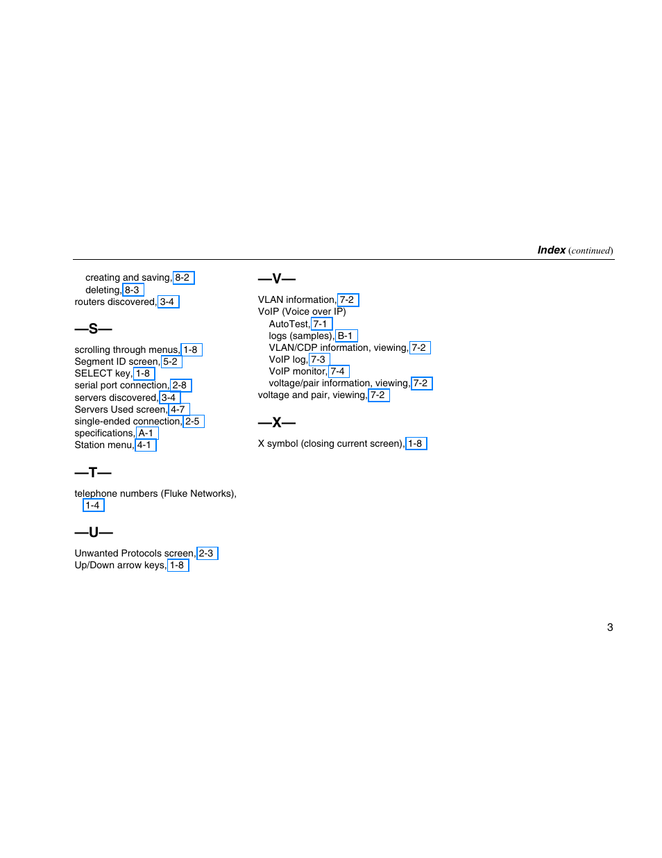 Fluke Network Tester User Manual | Page 101 / 102