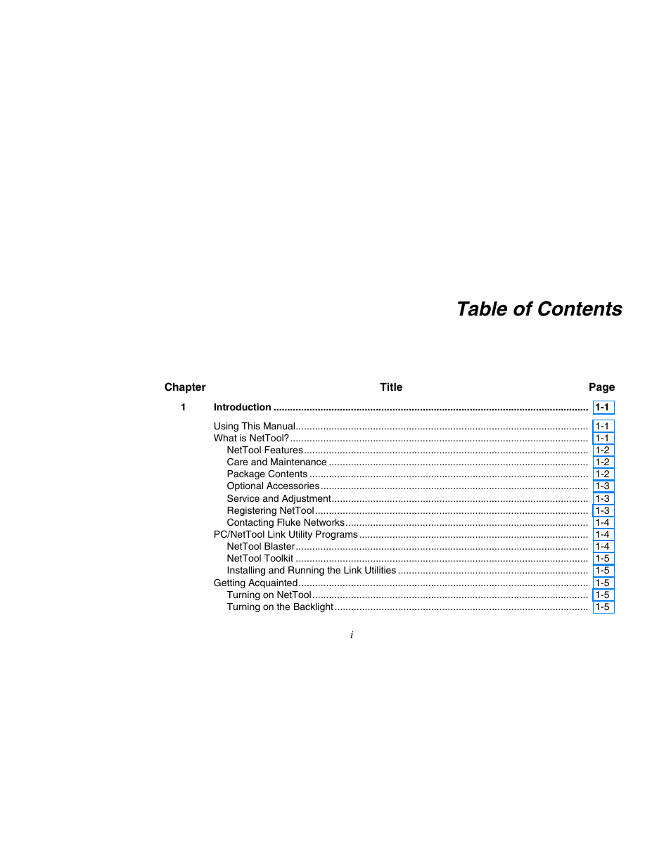 Fluke Network Tester User Manual | Page 3 / 102