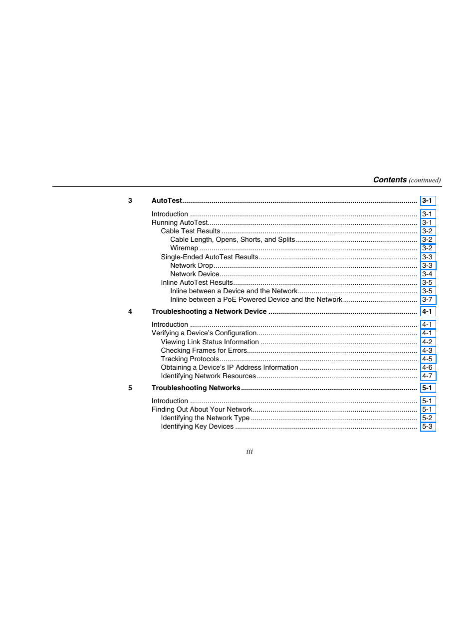 Fluke Network Tester User Manual | Page 5 / 102
