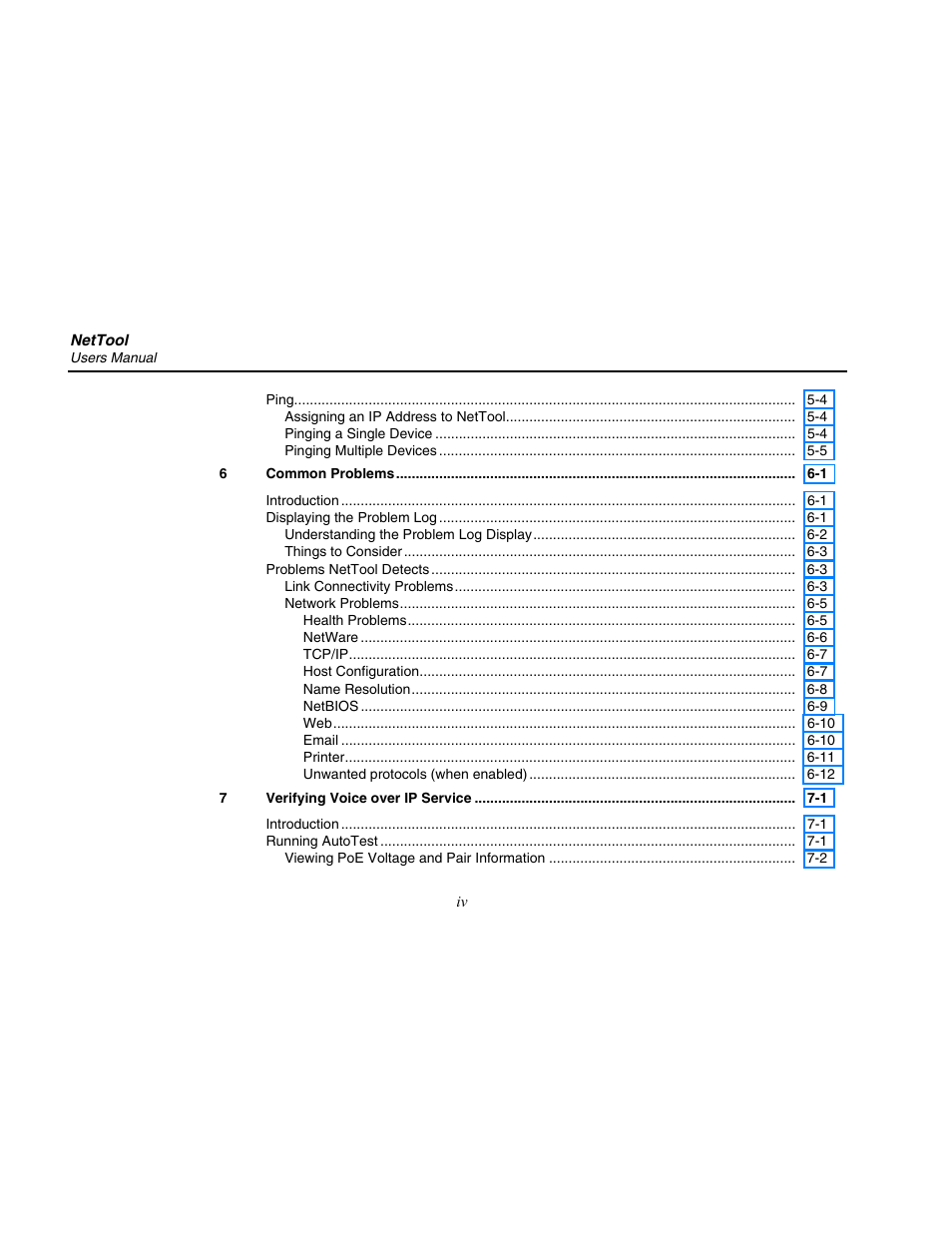 Fluke Network Tester User Manual | Page 6 / 102