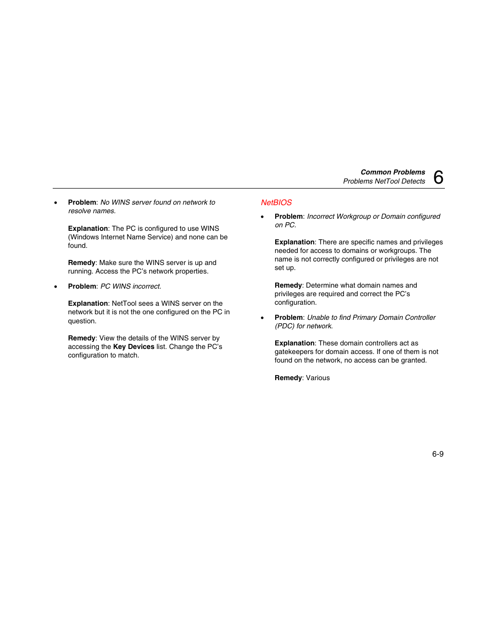 Netbios | Fluke Network Tester User Manual | Page 61 / 102