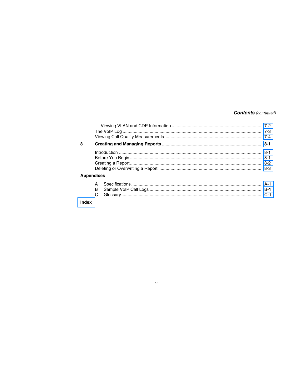 Fluke Network Tester User Manual | Page 7 / 102