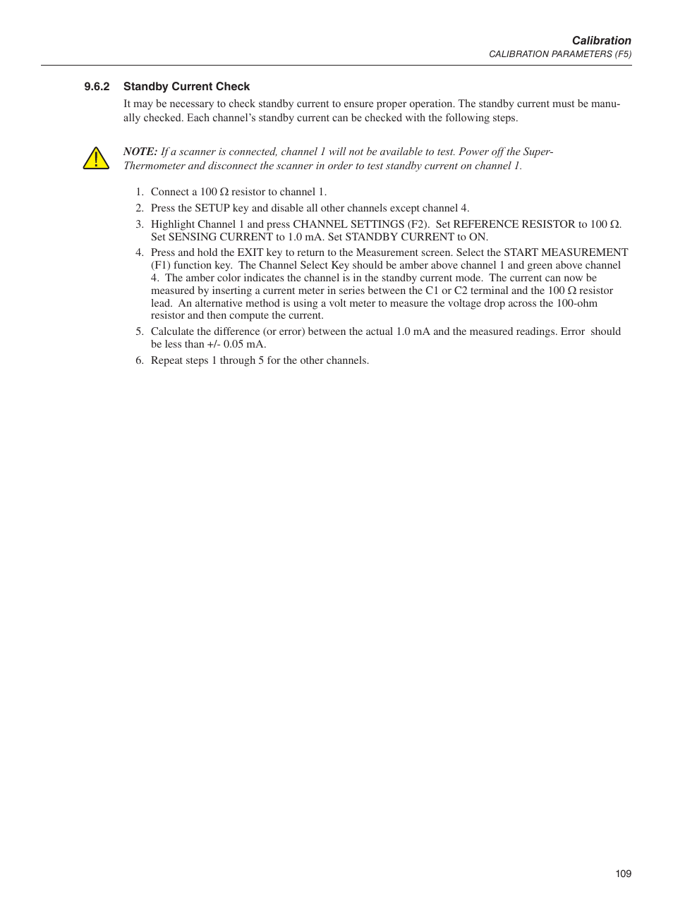 2 standby current check | Fluke 1595A User Manual | Page 119 / 130