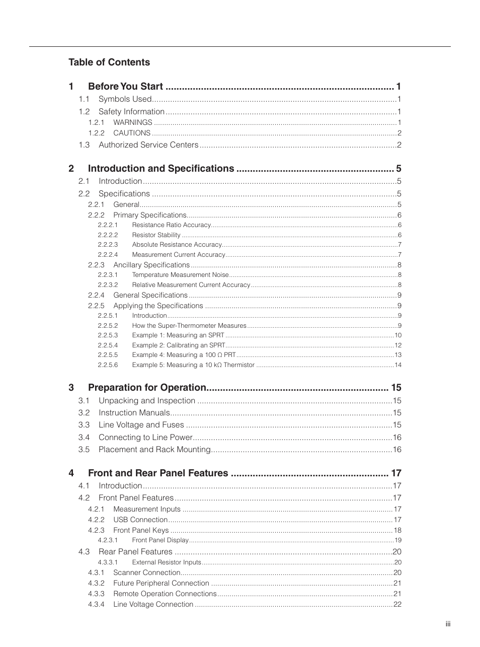 Fluke 1595A User Manual | Page 3 / 130