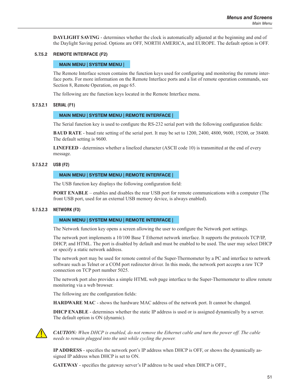 2 remote interface (f2), Remote interface (f2) | Fluke 1595A User Manual | Page 61 / 130