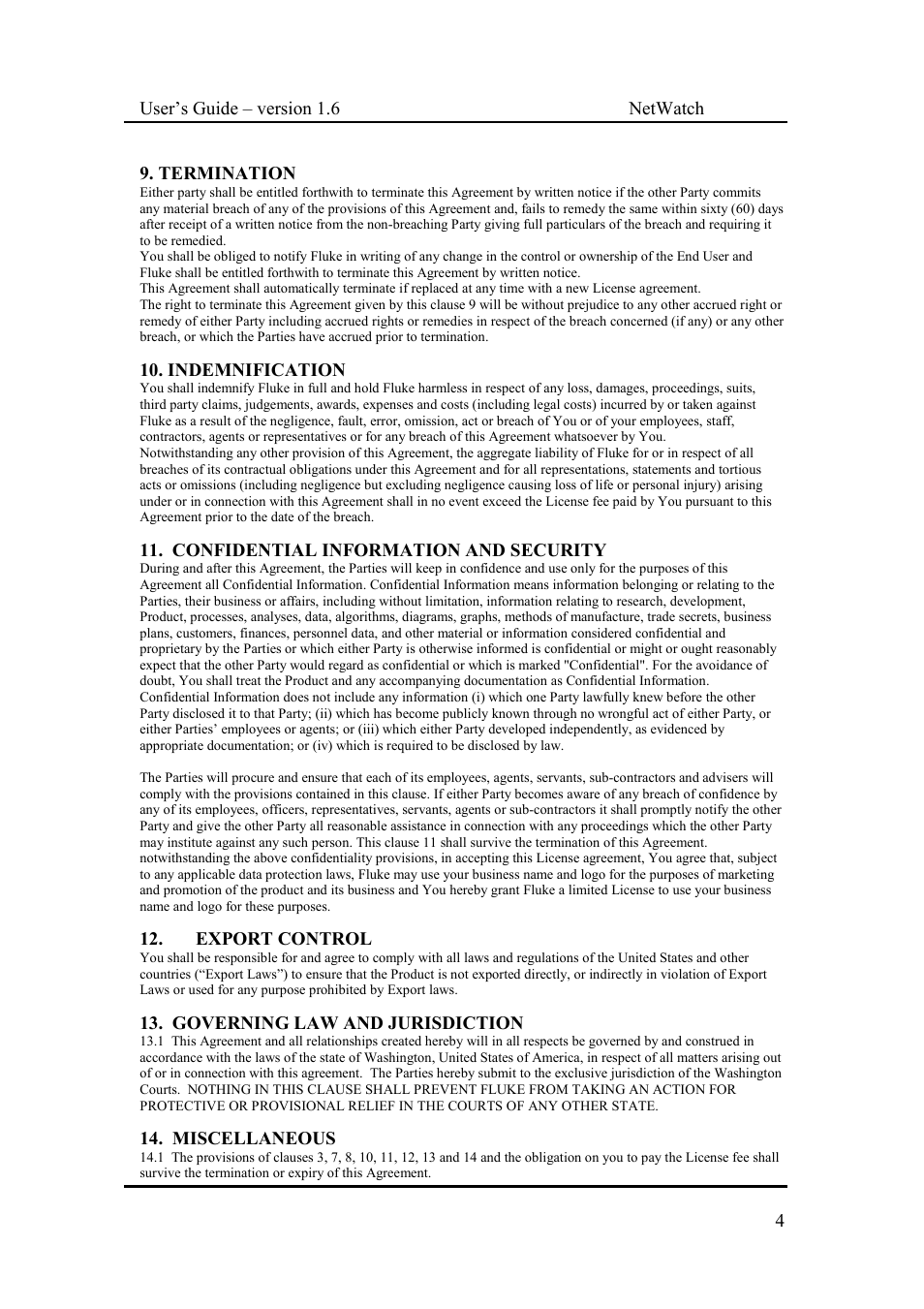 Fluke Network Router User Manual | Page 4 / 49