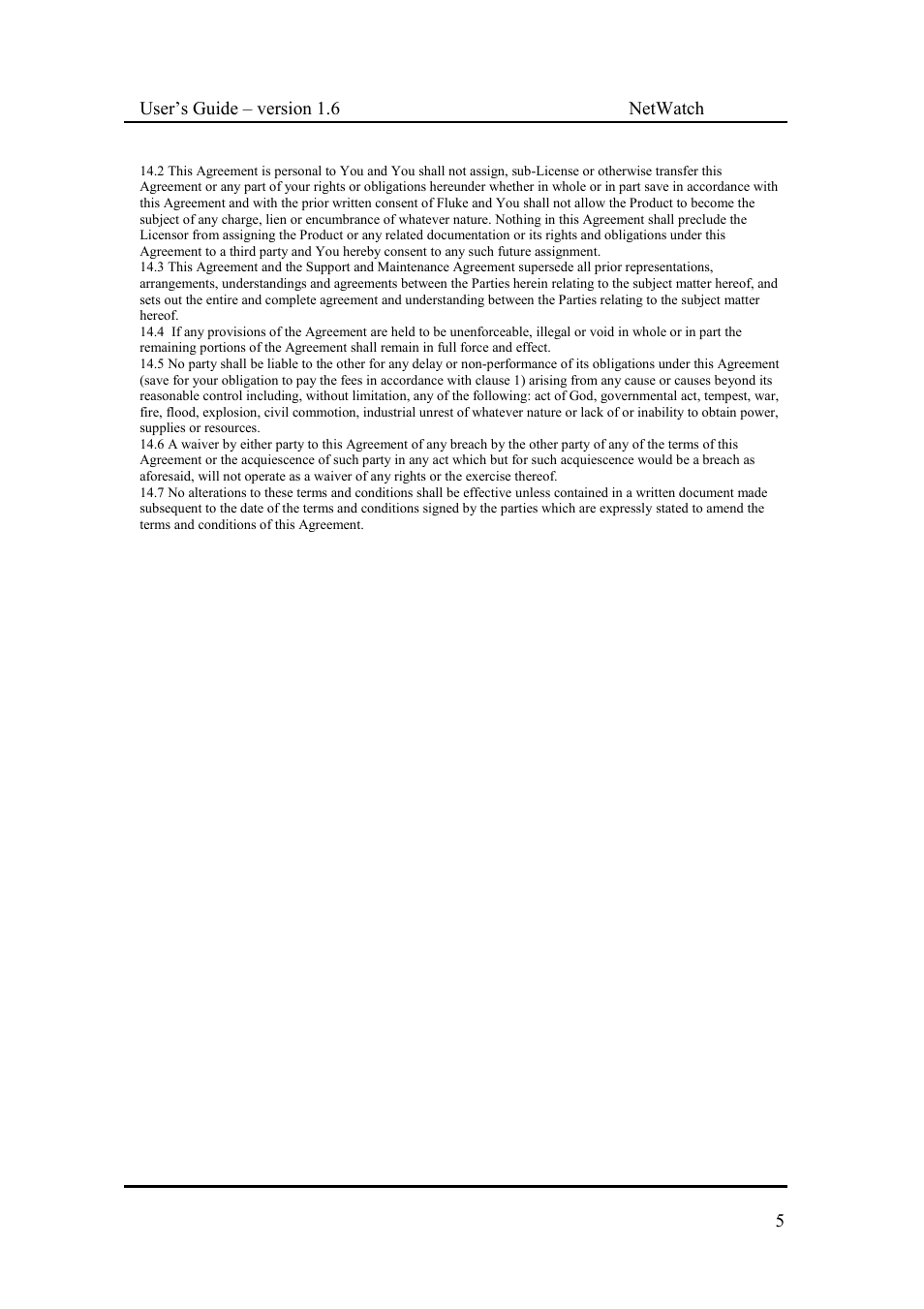 Fluke Network Router User Manual | Page 5 / 49