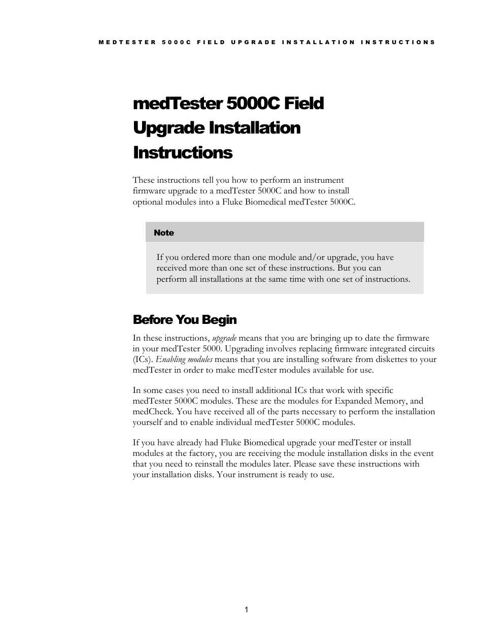 Before you begin | Fluke Network Device MedTester 5000C User Manual | Page 3 / 12