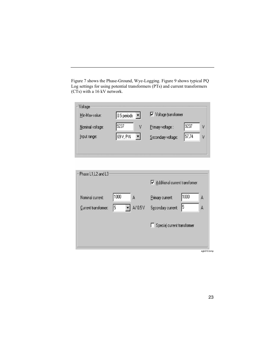 Phase-ground, wye-logging | Fluke 1744 User Manual | Page 32 / 73