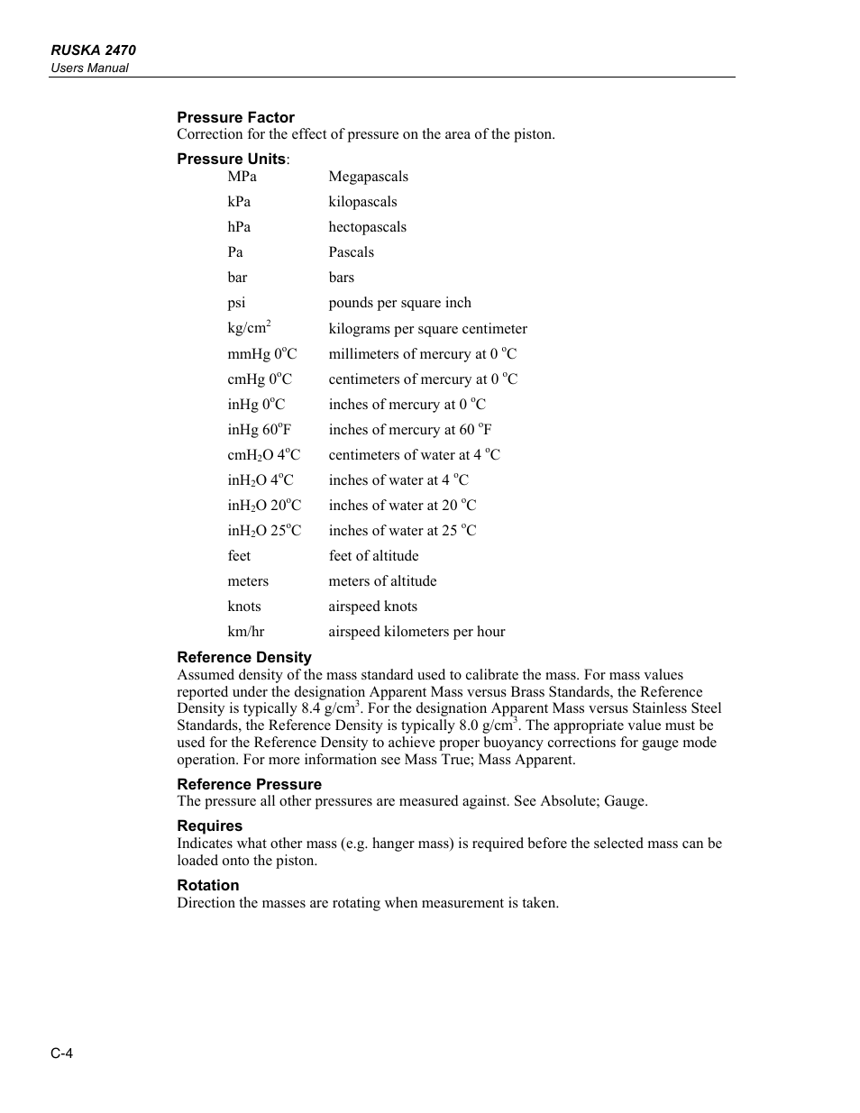 Fluke RUSKA 2470 User Manual | Page 76 / 78