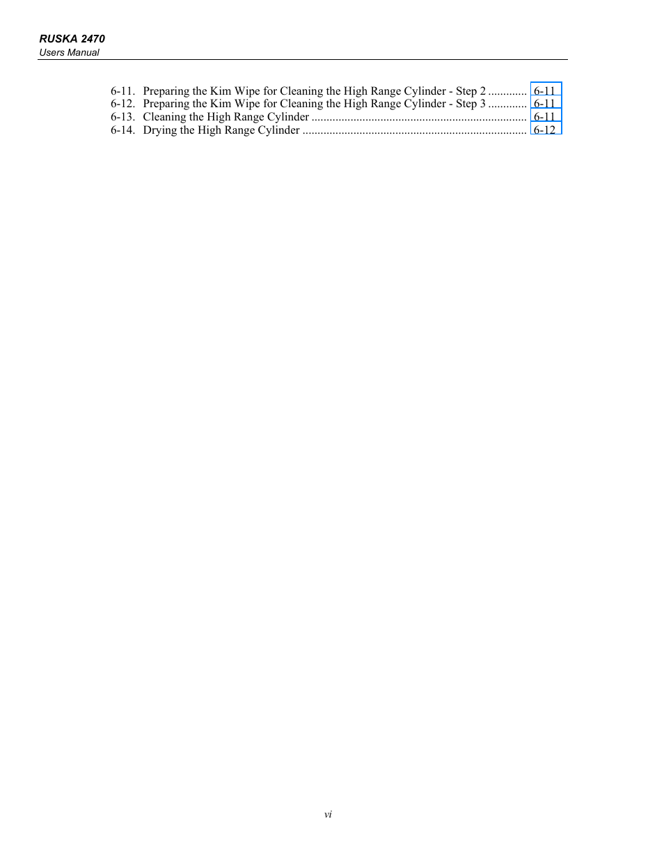 Fluke RUSKA 2470 User Manual | Page 8 / 78
