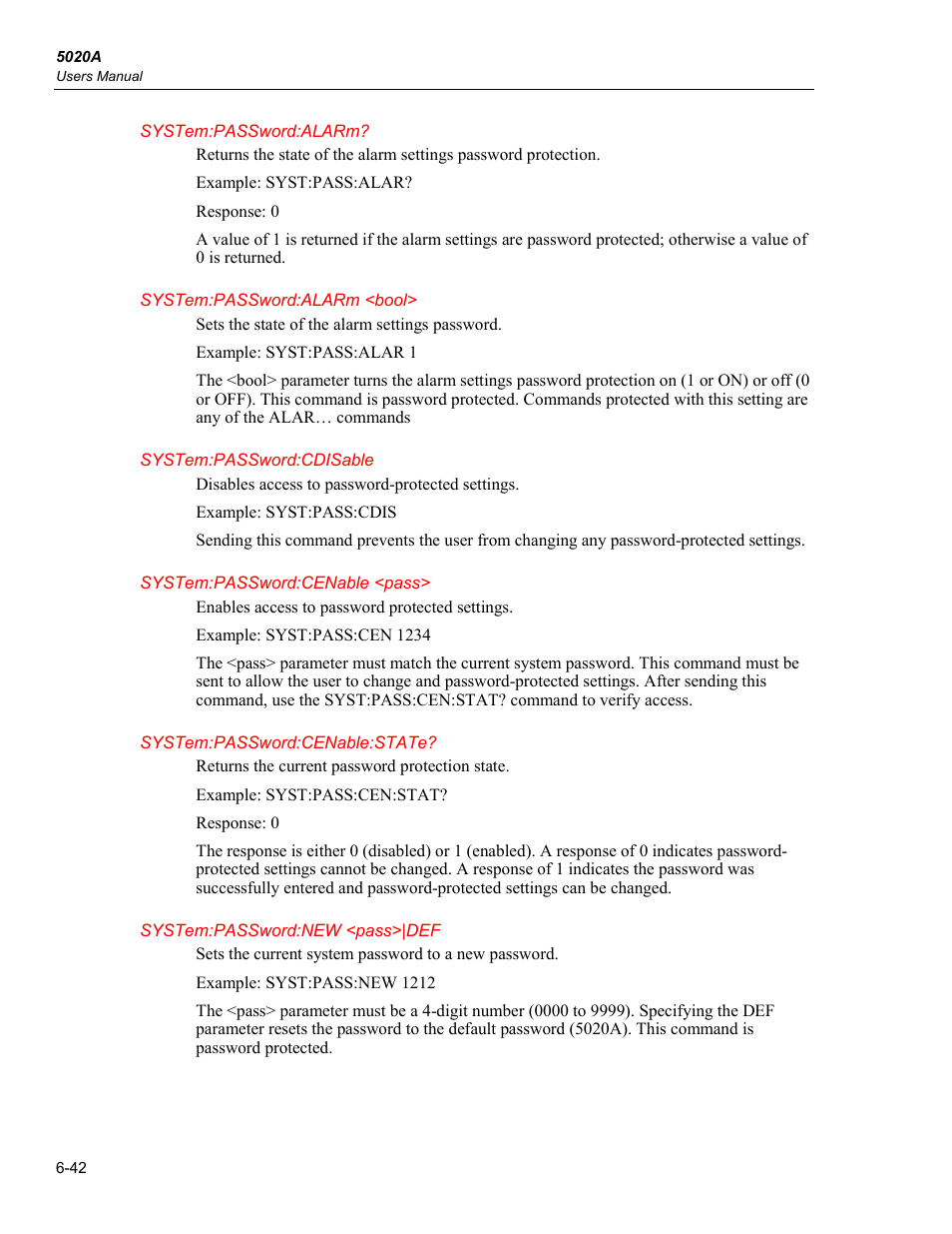 Fluke 5020A User Manual | Page 112 / 142