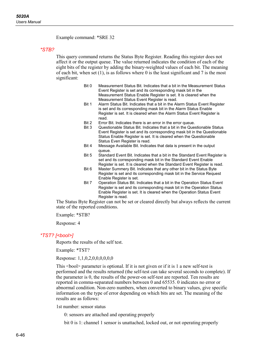 Fluke 5020A User Manual | Page 116 / 142
