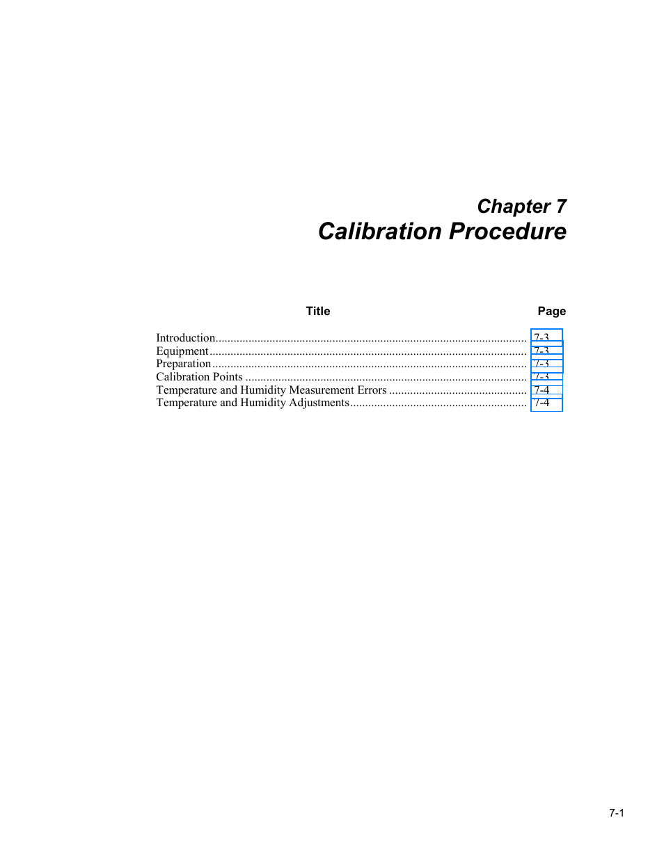 Calibration procedure, Chapter 7 | Fluke 5020A User Manual | Page 125 / 142