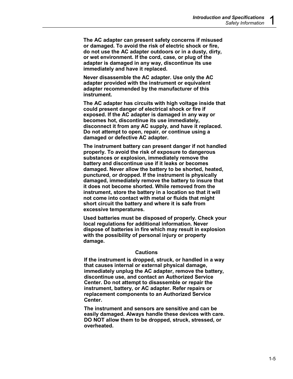 Fluke 5020A User Manual | Page 15 / 142