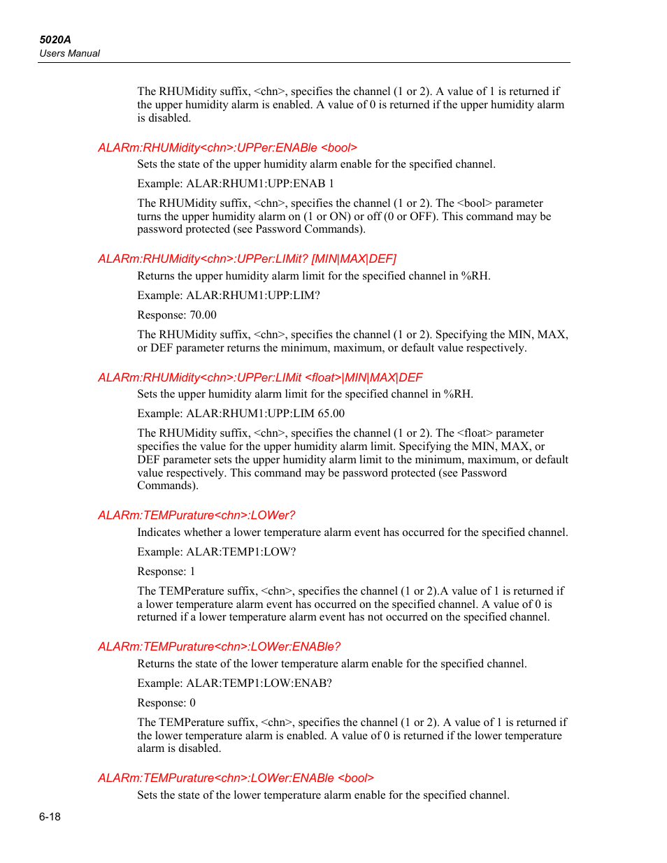Fluke 5020A User Manual | Page 88 / 142