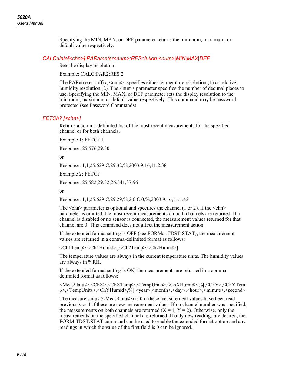 Fluke 5020A User Manual | Page 94 / 142