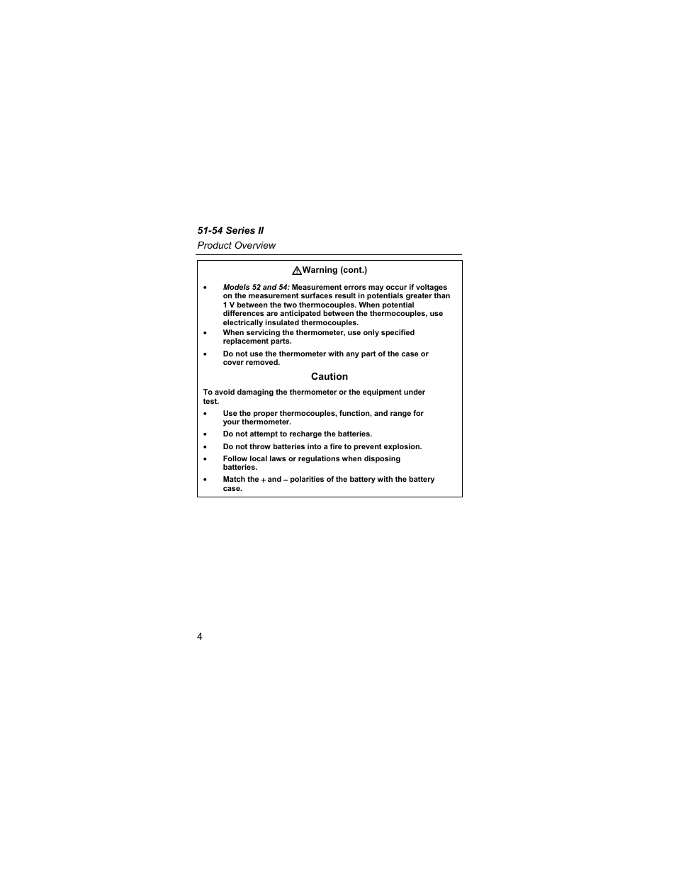 Fluke SERIES II 51 User Manual | Page 6 / 12