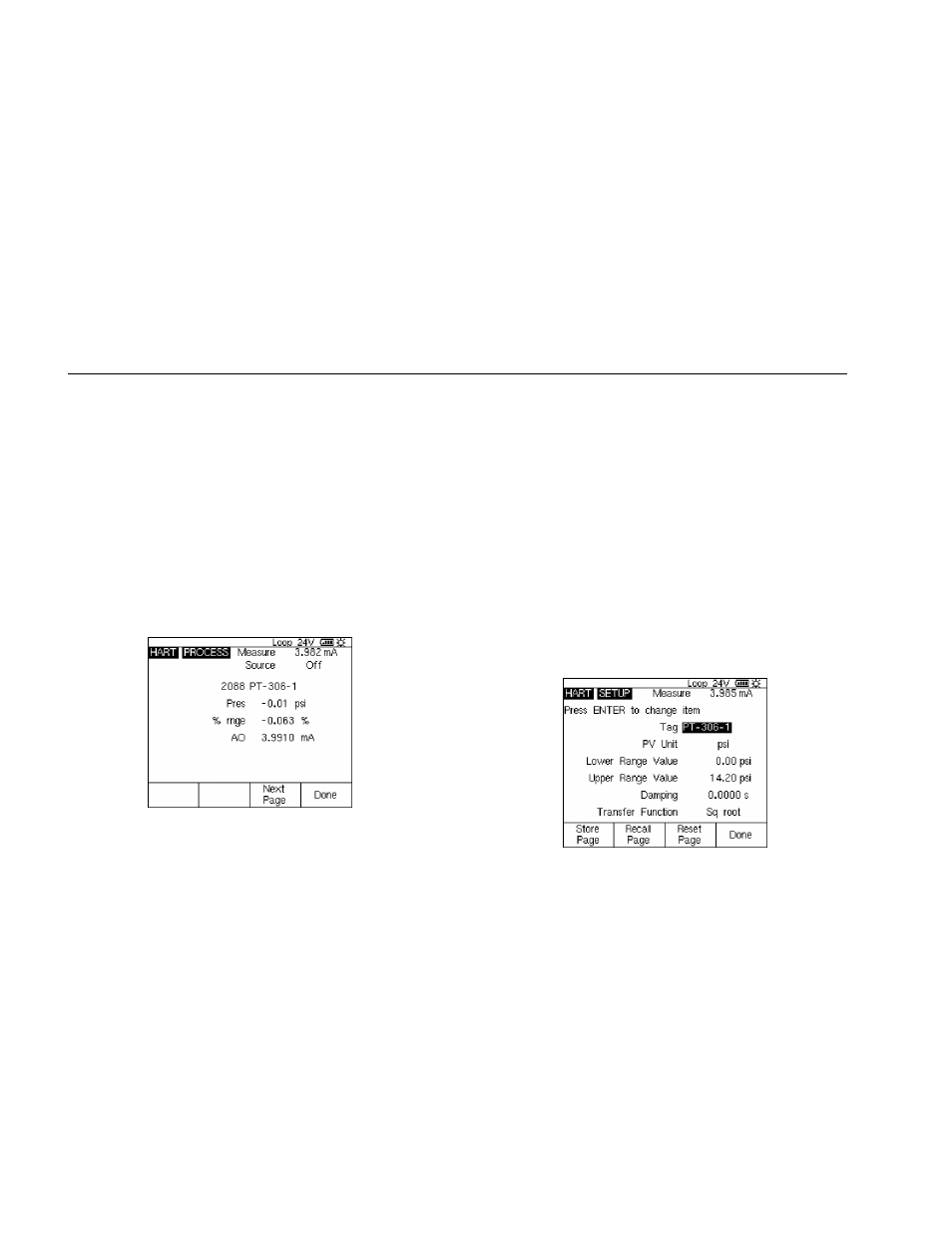 Communication operations, Viewing process variables, Setup operations | Basic | Fluke HART 744 User Manual | Page 16 / 30