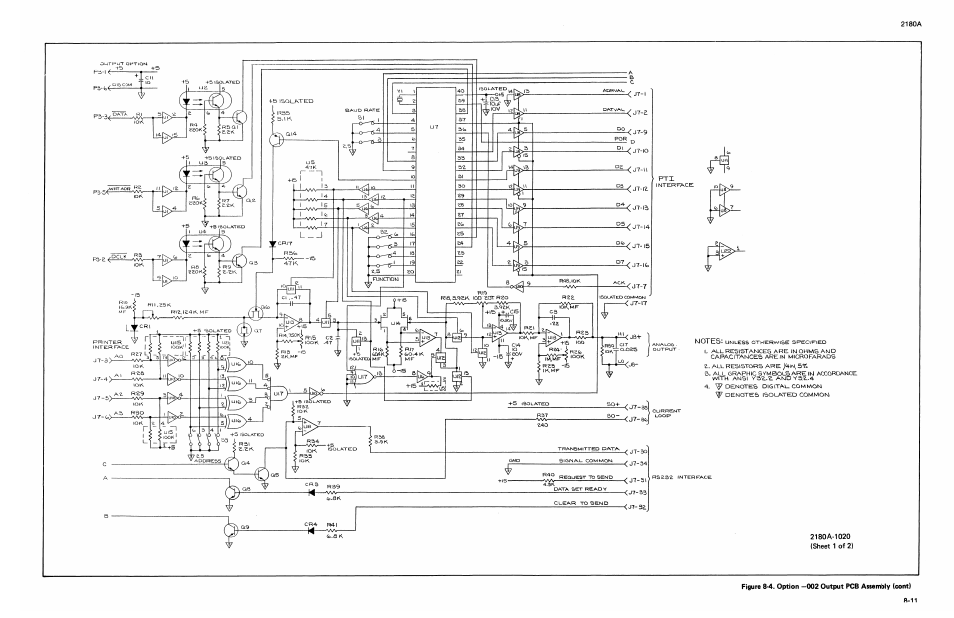 2180a, Hi-i, X j>'5 | Kj7-7, K j8-f, J7-3g | Fluke 2180A User Manual | Page 107 / 116