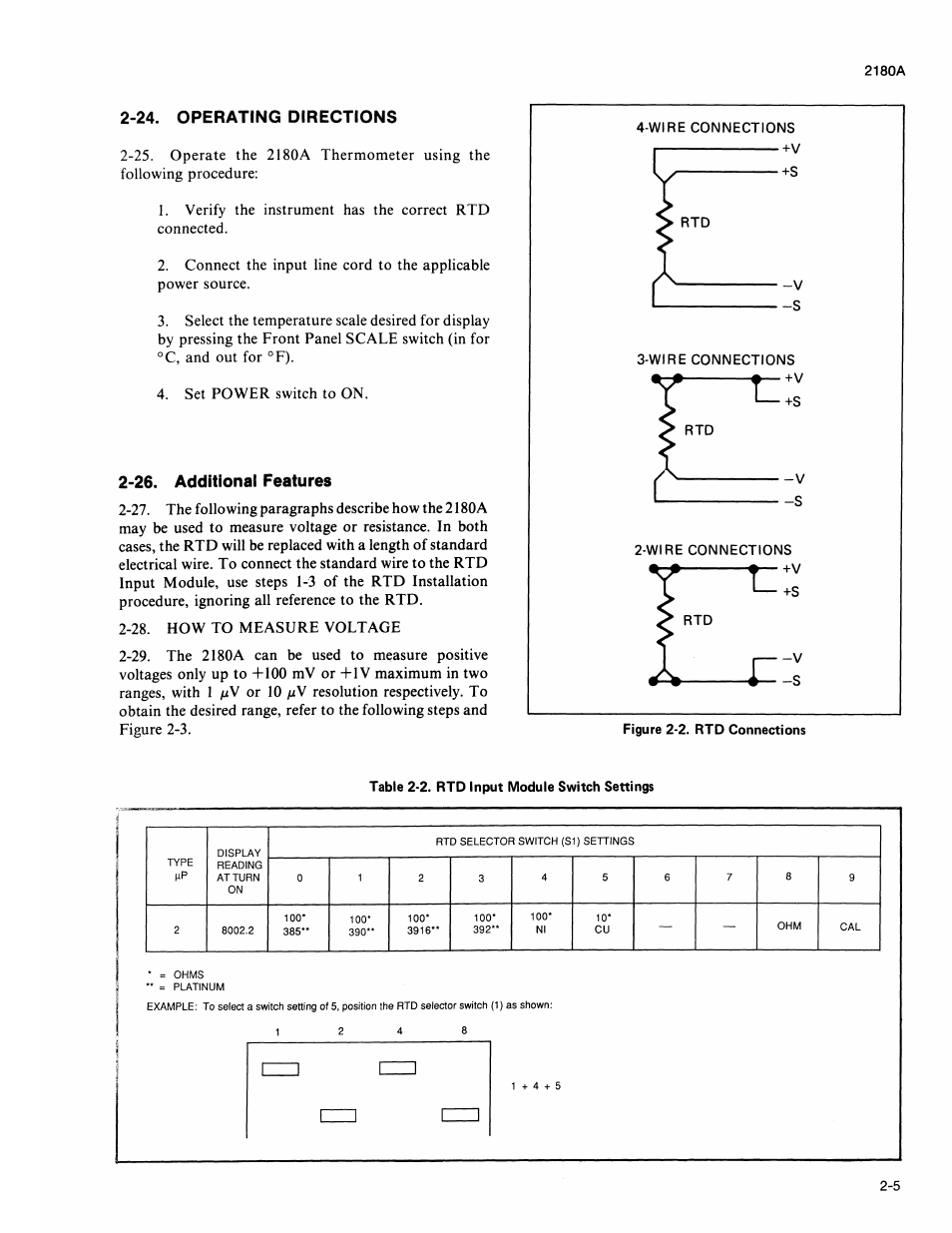 26. additional features, Additional features -5, 24. operating directions | Fluke 2180A User Manual | Page 21 / 116