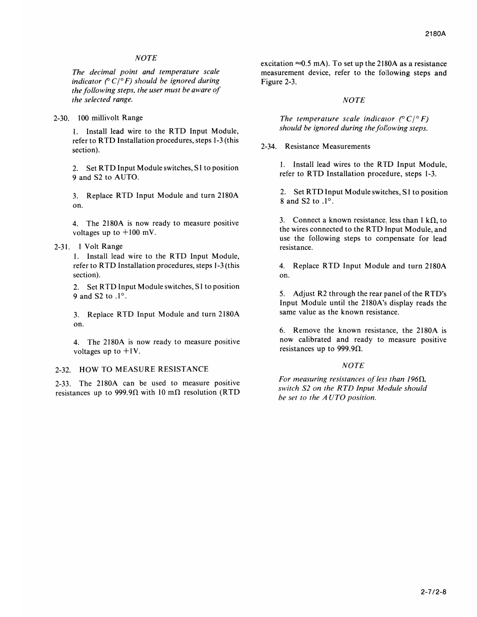 Fluke 2180A User Manual | Page 23 / 116