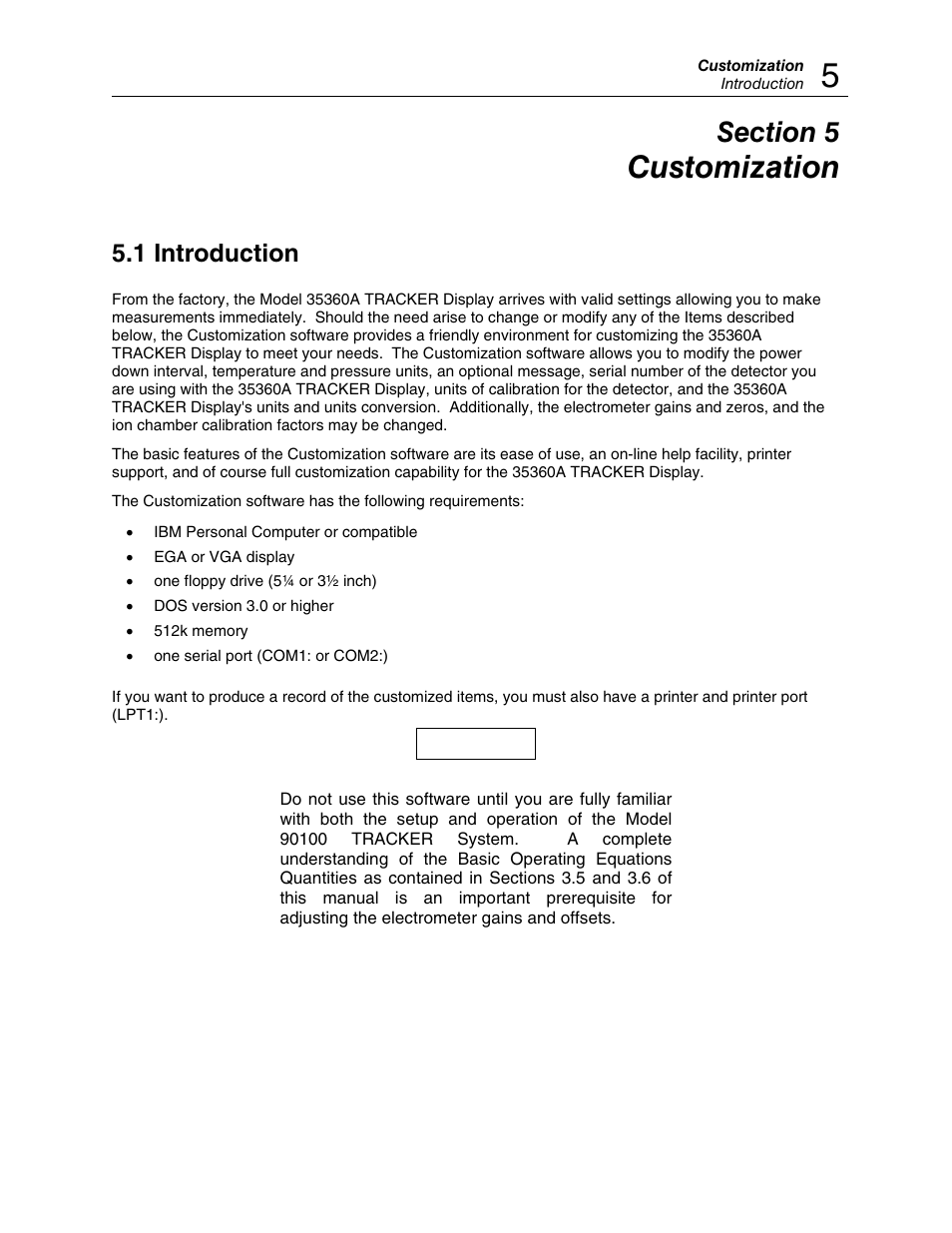 Customization, 1 introduction | Fluke TRACKERTM 90100 User Manual | Page 47 / 60