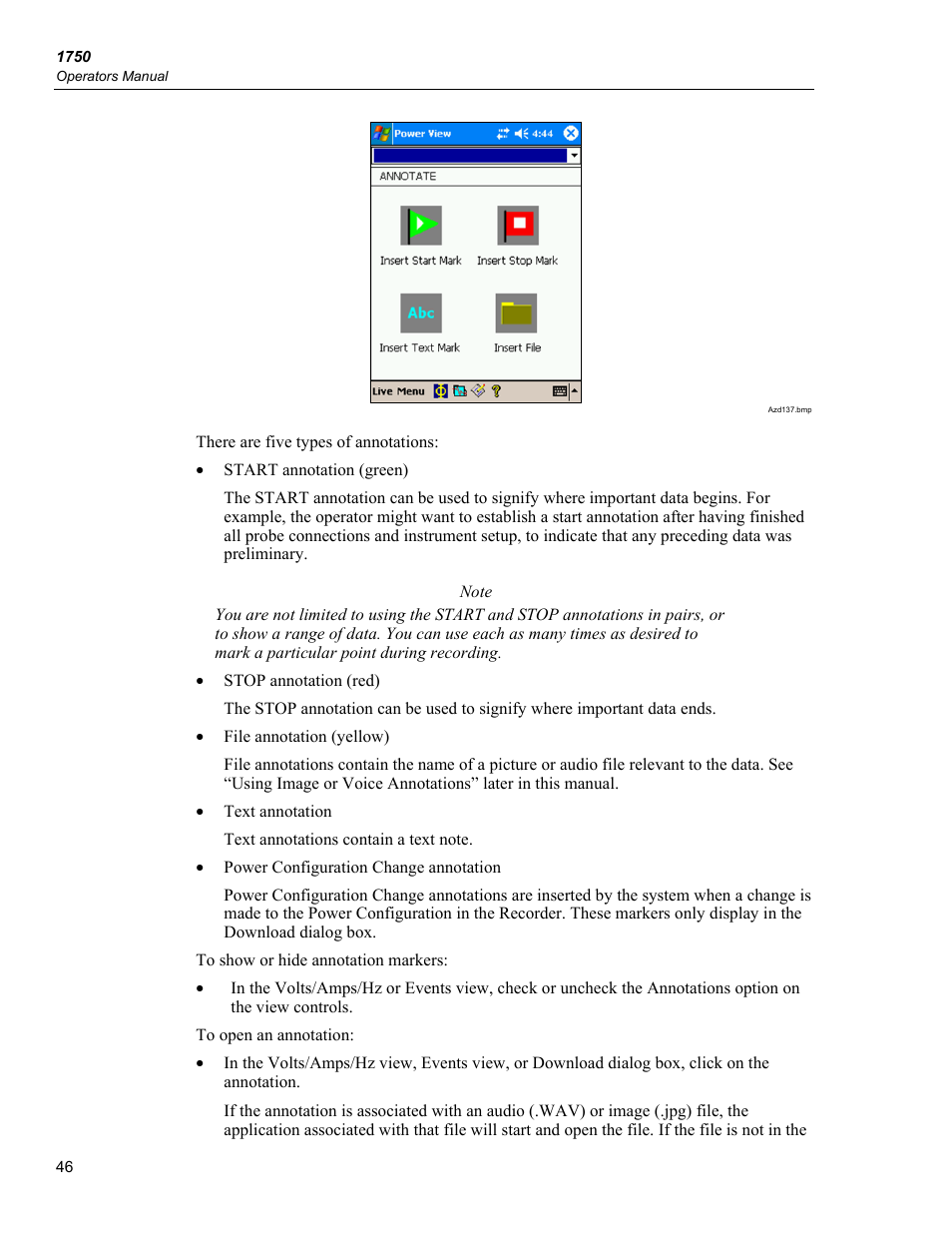 Fluke 1750 User Manual | Page 54 / 60