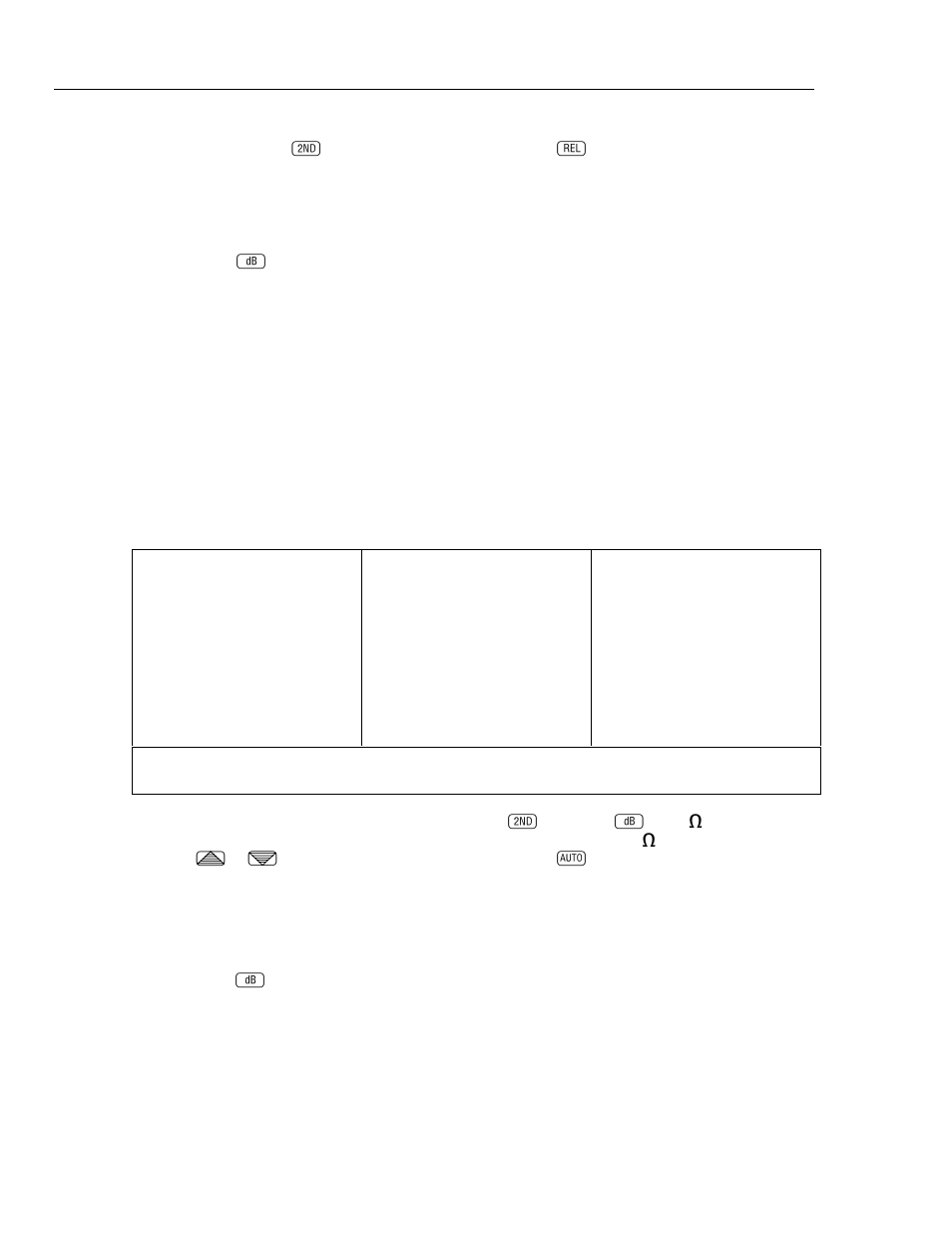 Db (decibels and audio power) modifier | Fluke 45 User Manual | Page 39 / 122