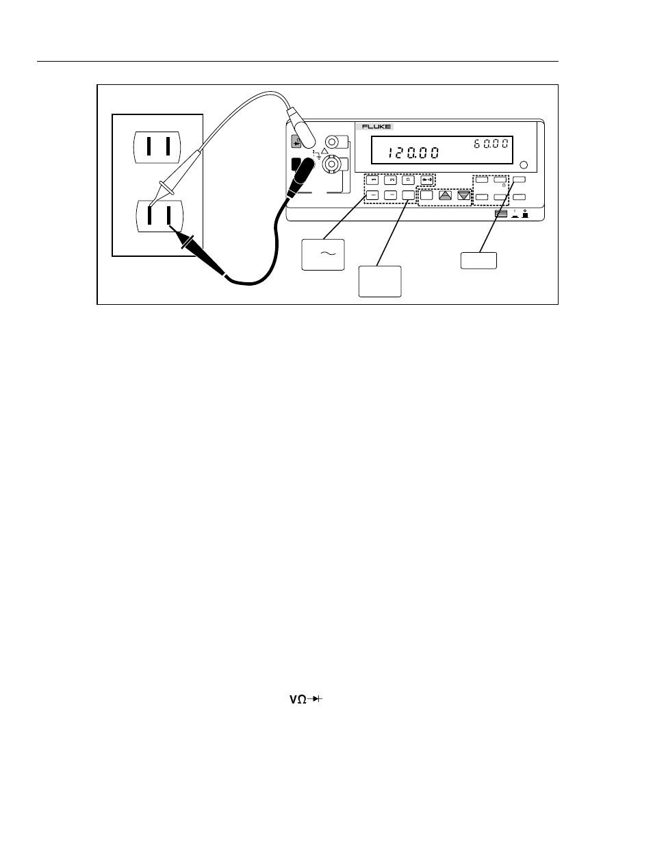 Using measurement functions in combination, Freq v, Users manual | Fluke 45 User Manual | Page 49 / 122
