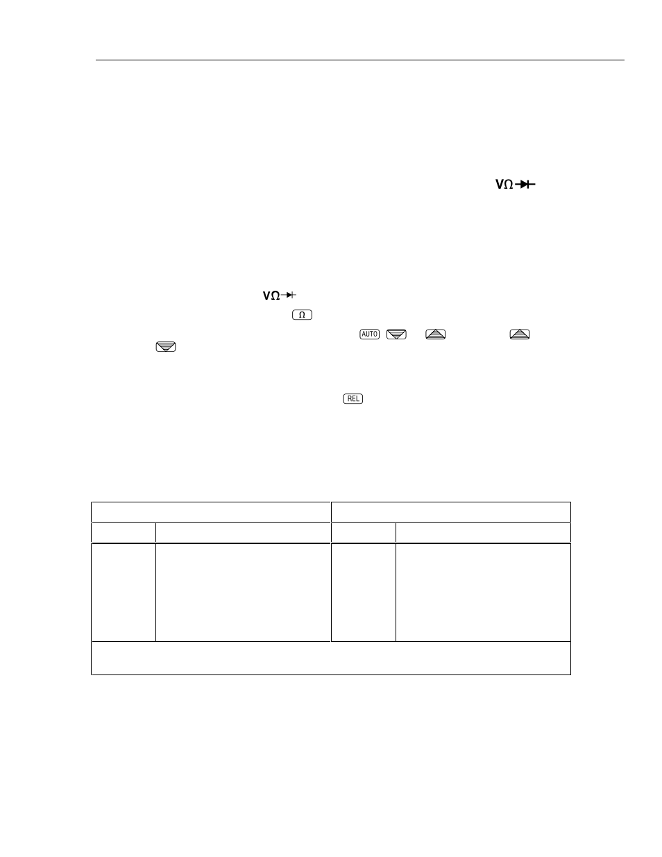 When measuring resistance, Two-wire configuration, Correcting for test lead resistance | True rms measurements | Fluke 45 User Manual | Page 56 / 122
