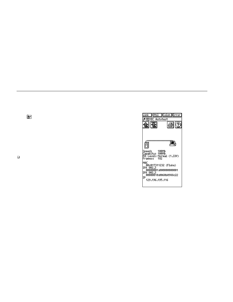 Nic autotest | Fluke Series II User Manual | Page 67 / 127