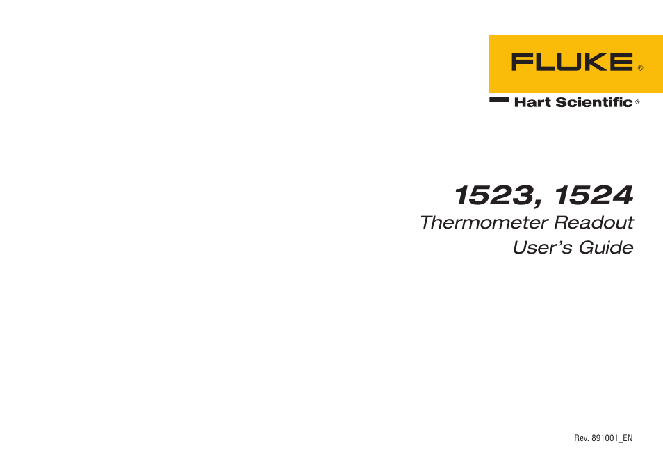 Fluke 1523 User Manual | 36 pages