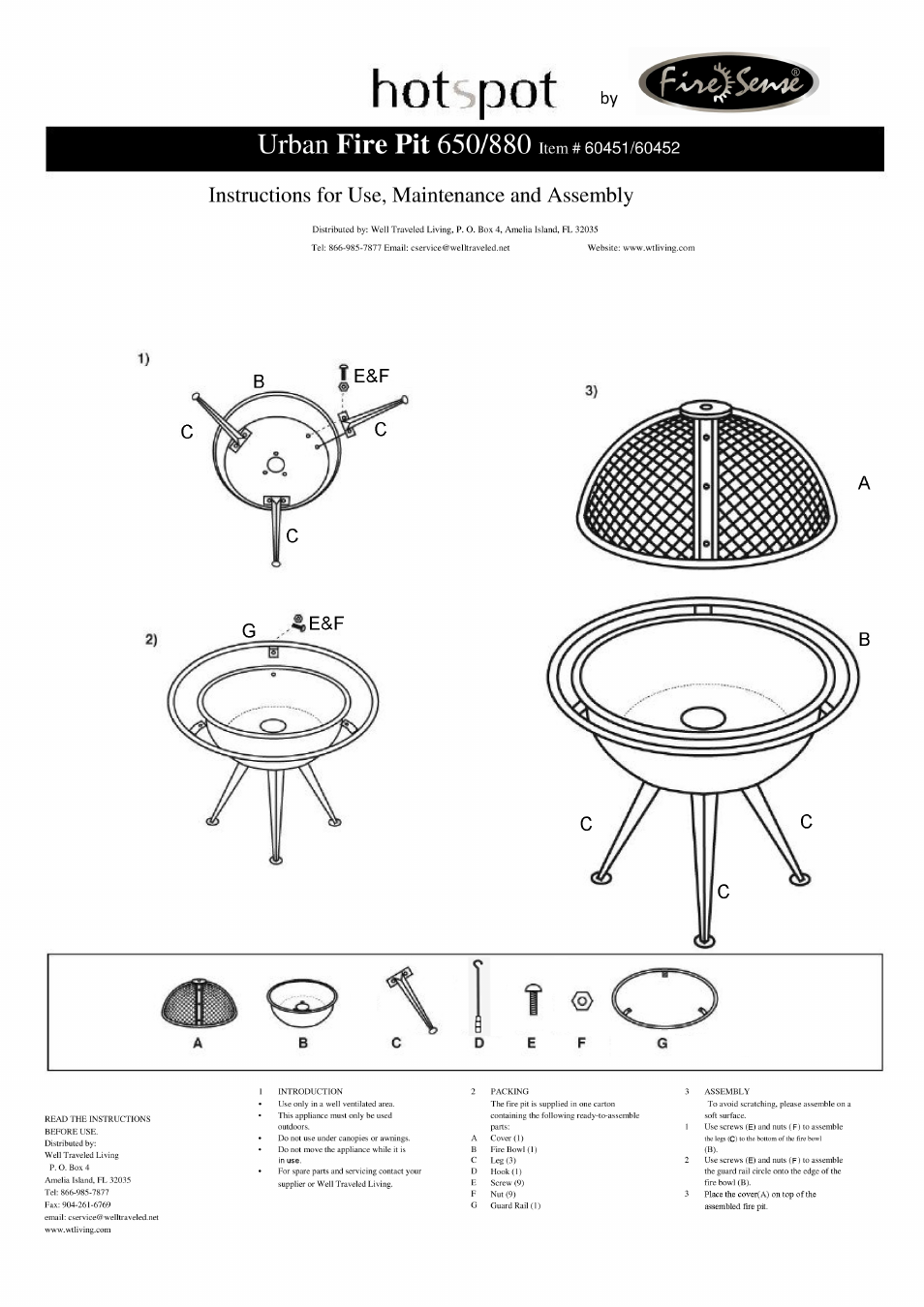 Firesense HOTSPOT 880 User Manual | 3 pages