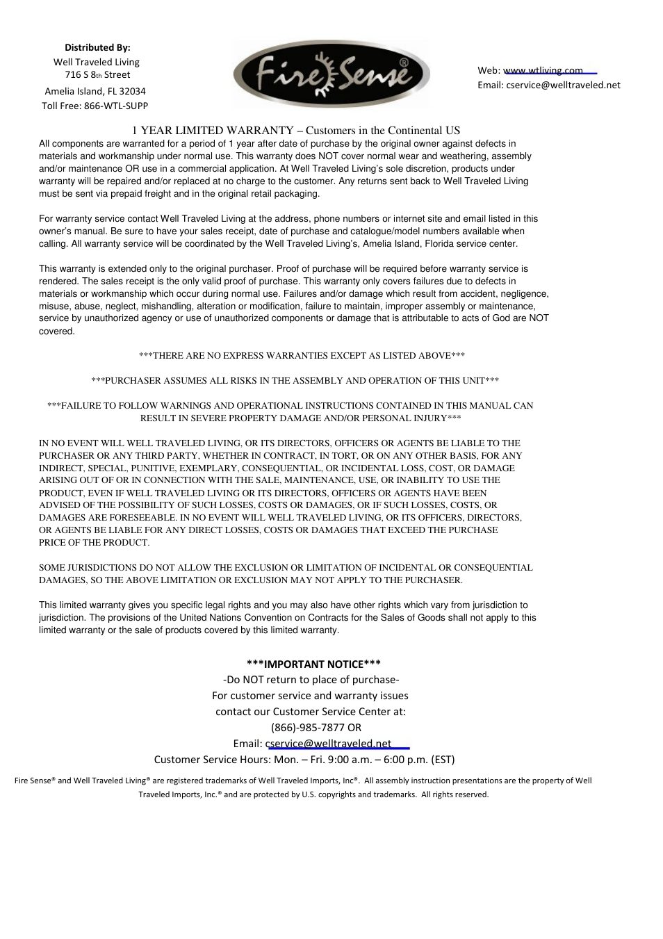 Firesense HOTSPOT 880 User Manual | Page 3 / 3