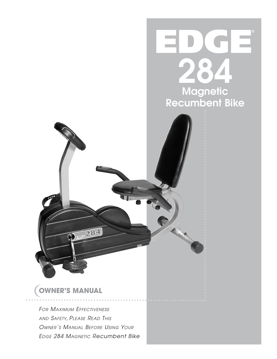 Fitness Quest 284 User Manual | 25 pages