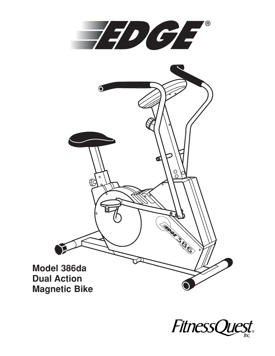 Fitness Quest 386da User Manual | 18 pages
